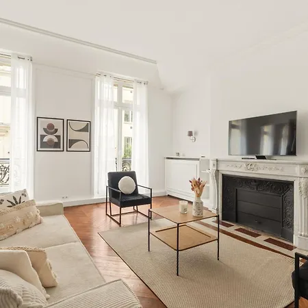 Appartamento 180m2 Haussmann 4br 3 Bath Golden Triangle Champs Elysées&opéra