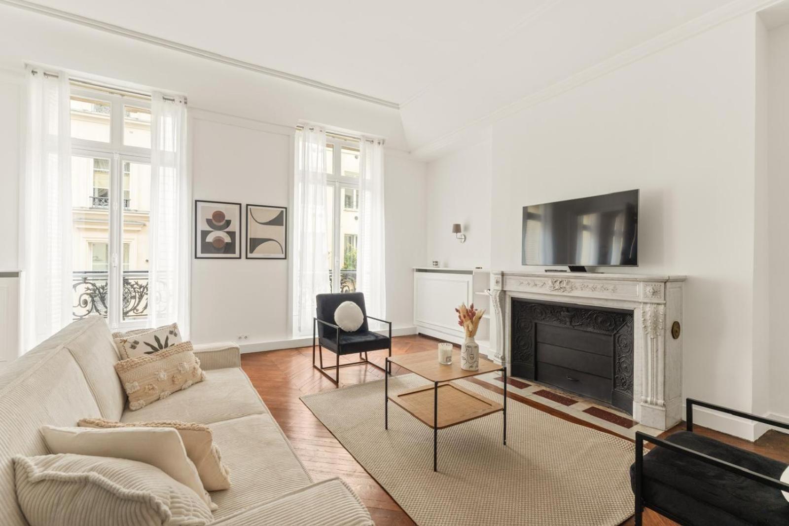 180m2 Haussmann 4br 3 Bath Golden Triangle Champs Elysées&opéra Appartamento